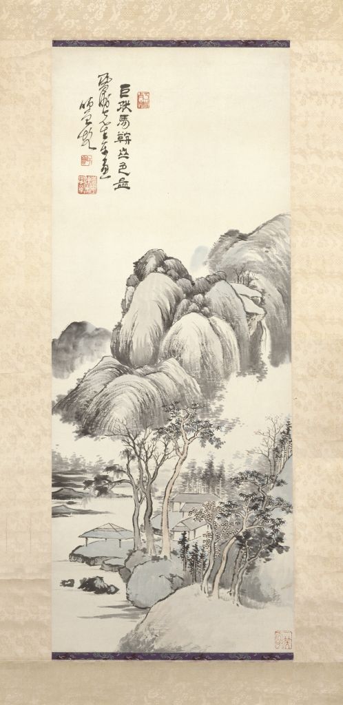 图片[1]-Chen Shizeng Landscape Map Axis-China Archive